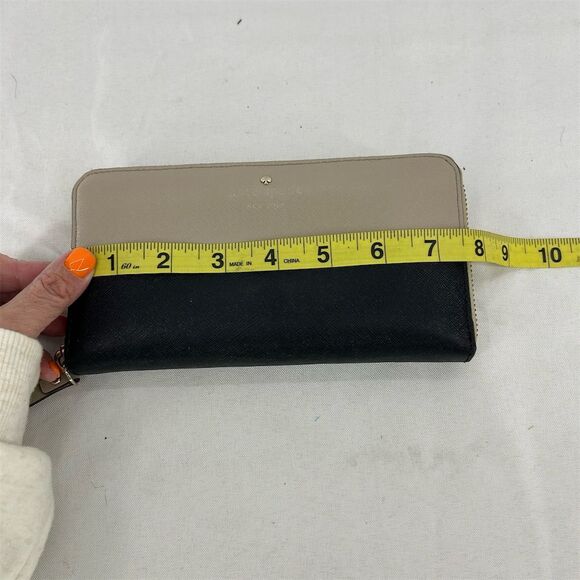 Kate Spade Women's Zip-Around Wallet Multicolor Polka Dot Saffiano Leather - Picture 15 of 16